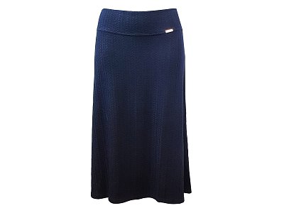 Modrá teplejší sukně - vel.44